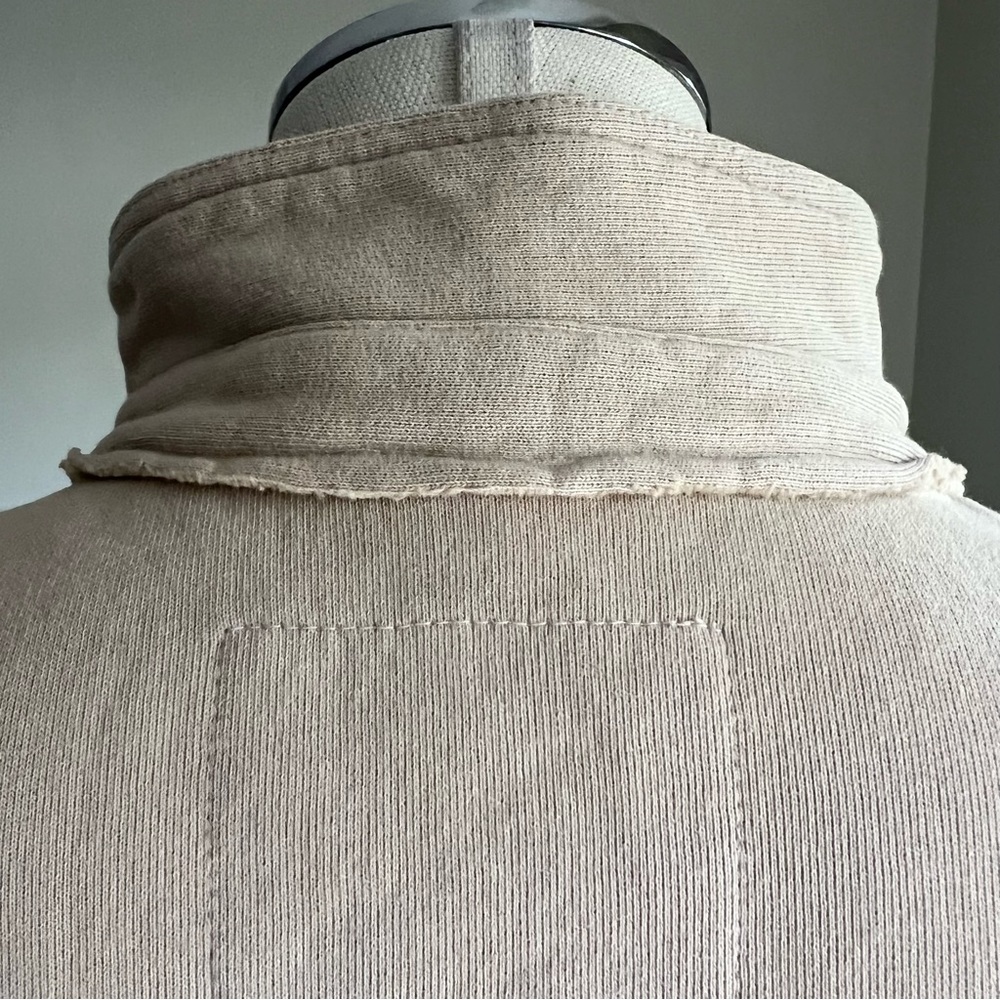 NEW Frank & Eileen Sz S PATRICK POPOVER HENLEY- CAMEL Sweatshirt Raw Cut Relaxed - Picture 14 of 17